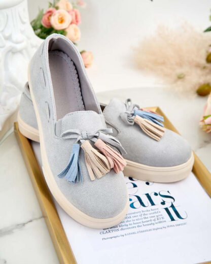 Royalfashion Mocasini de damă cu ciucuri Bererto