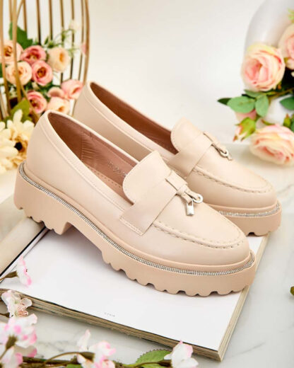 Royalfashion Mocasini de damă cu zirconii Ali