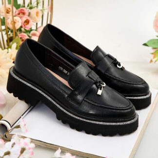 Royalfashion Mocasini pentru femei cu zirconii Ali