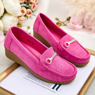Royalfashion Mocasini de damă eko din piele de căprioară Ewo