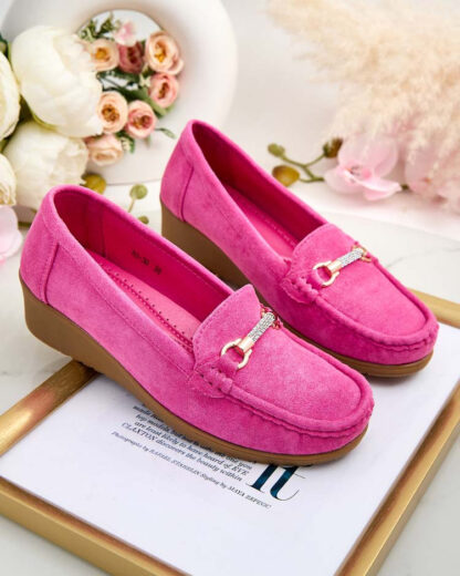Royalfashion Mocasini de damă eko din piele de căprioară Ewo