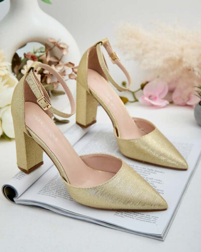 Royalfashion Stilettos decorați cu sclipici Flir