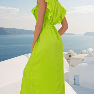Royalfashion Rochie midi de damă cu nasturi