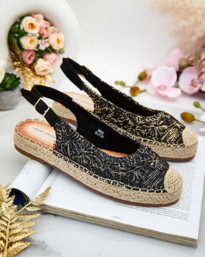 Royalfashion Espadrile de damă cu broderie decorativă