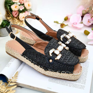 Royalfashion Espadrile de damă cu vârfuri desprinse