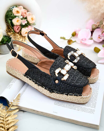 Royalfashion Espadrile de damă cu vârfuri desprinse