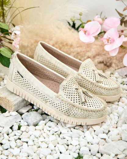 Royalfashion Mocasini traforați de damă Molaffa