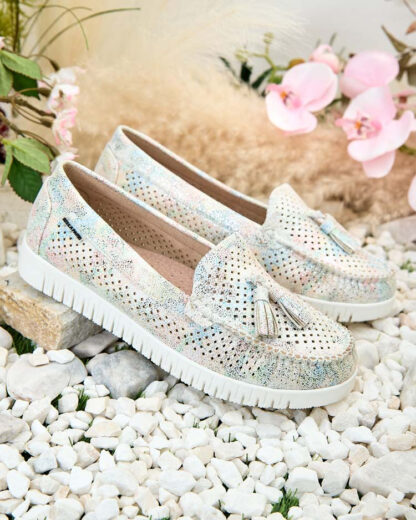 Royalfashion Mocasini traforați de damă Molaffa