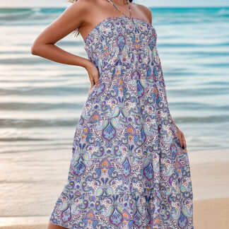 Royalfashion Rochie midi de damă cu imprimeu