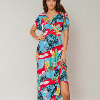 Royalfashion Rochie midi cu imprimeu pentru femei