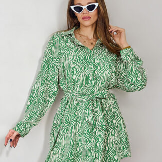 Rochie mini pentru femei Royalfashion cu model a'la zebră