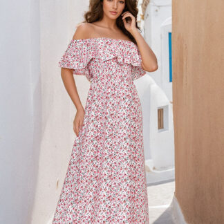 Royalfashion Rochie midi de damă a'la hiszpanka