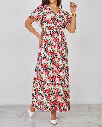 Royalfashion Rochie midi florală pentru femei