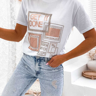 Royalfashion Tricou imprimat pentru femei