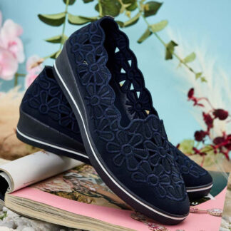 Royalfashion Pantofi cu tocuri joase pentru femei Dellio