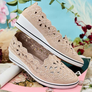 Royalfashion Pantofi demi de damă cu toc mic Dellio