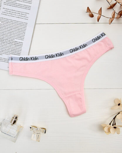 Royalfashion Chiloți tanga pentru femei cu inscripții