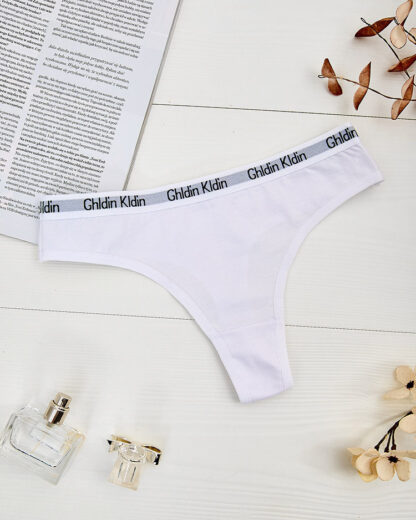 Royalfashion Chiloți tanga pentru femei cu inscripții