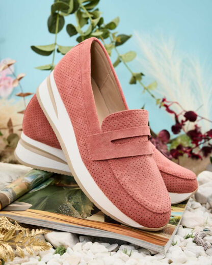 Royalfashion Mocasini cu tocuri joase de damă Sirn