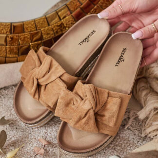 Royalfashion Papuci de damă Lassasi Bow Flip-Flops