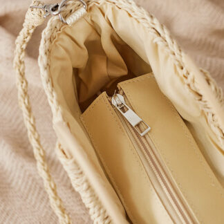 Royalfashion Round Straw Bag by Nils