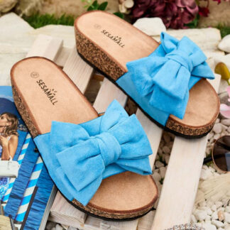 Royalfashion Women's Adiadi Bow Flip-Flops