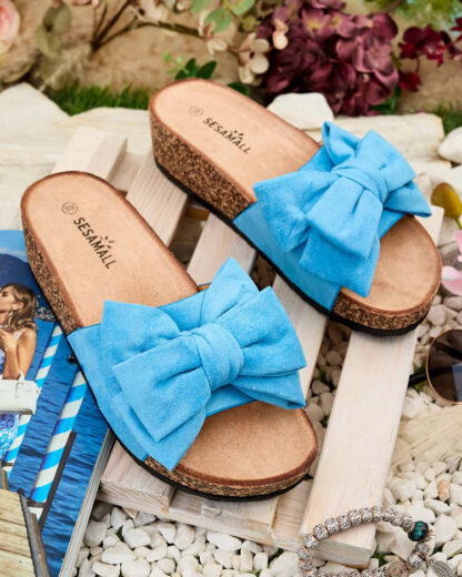 Royalfashion Women's Adiadi Bow Flip-Flops