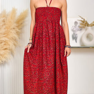 Royalfashion Rochie midi de damă cu imprimeu