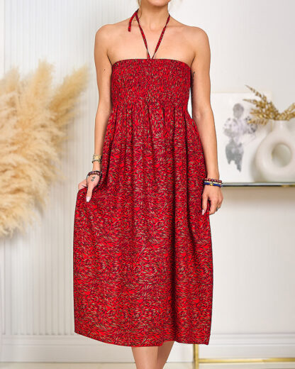 Royalfashion Rochie midi de damă cu imprimeu