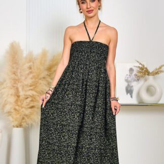 Royalfashion Rochie midi de damă cu imprimeu