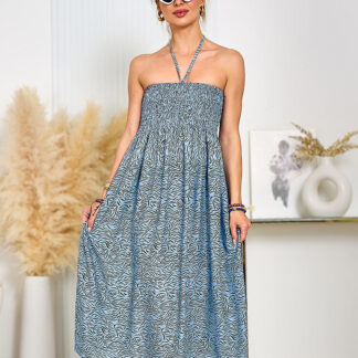 Royalfashion Rochie midi de damă cu imprimeu