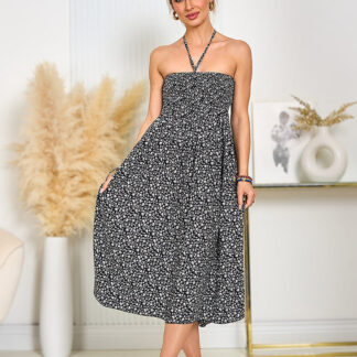 Royalfashion Rochie midi cu flori pentru femei