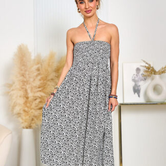 Royalfashion Rochie midi cu flori pentru femei