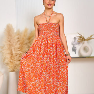 Royalfashion Rochie cu imprimeu până la genunchi pentru femei