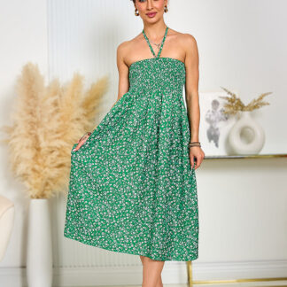 Royalfashion Rochie cu imprimeu până la genunchi pentru femei