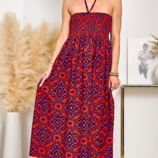 Royalfashion Rochie midi de damă cu imprimeu