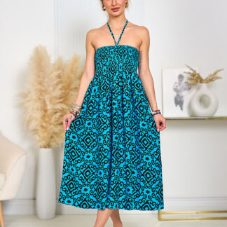 Royalfashion Rochie midi de damă cu imprimeu