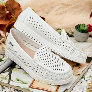 Royalfashion Mocasini din piele de damă Nafis