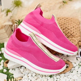 Royalfashion Pantofi sport slip-on pentru femei cu inscripția Cerppa