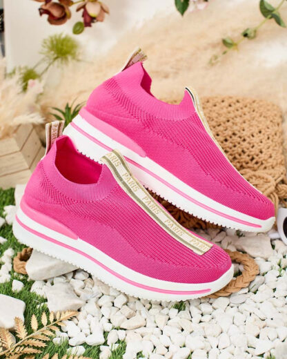 Royalfashion Pantofi sport slip-on pentru femei cu inscripția Cerppa