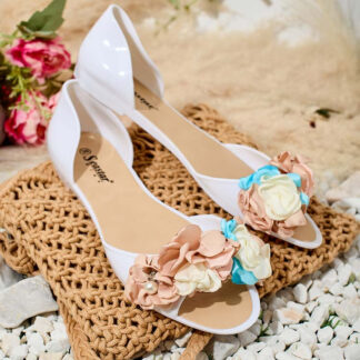 Royalfashion Balerini din cauciuc cu floare Koddies
