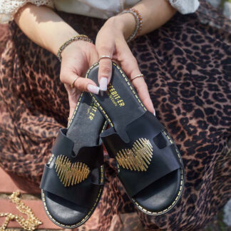 Royalfashion Șlapi cu talpă plată Ortyca pentru femei