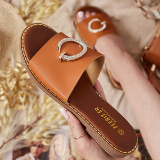 Royalfashion Omerta flip-flops cu talpă plată pentru femei
