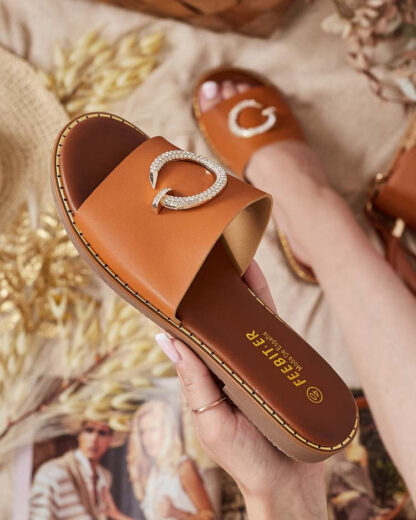 Royalfashion Omerta flip-flops cu talpă plată pentru femei