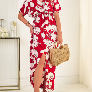 Royalfashion Rochie midi cu imprimeu pentru femei