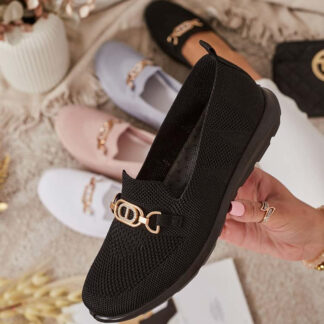Royalfashion Mocasini pentru femei cu ornament Peovel