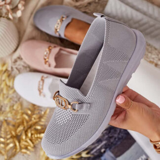 Royalfashion Mocasini pentru femei cu ornament Peovel