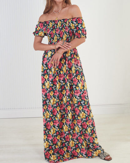 Royalfashion Rochie midi pentru femei a'la hiszpanka