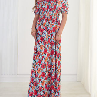 Royalfashion Rochie midi pentru femei a'la hiszpanka