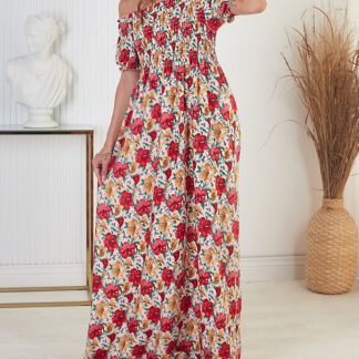 Royalfashion Rochie midi pentru femei a'la hiszpanka